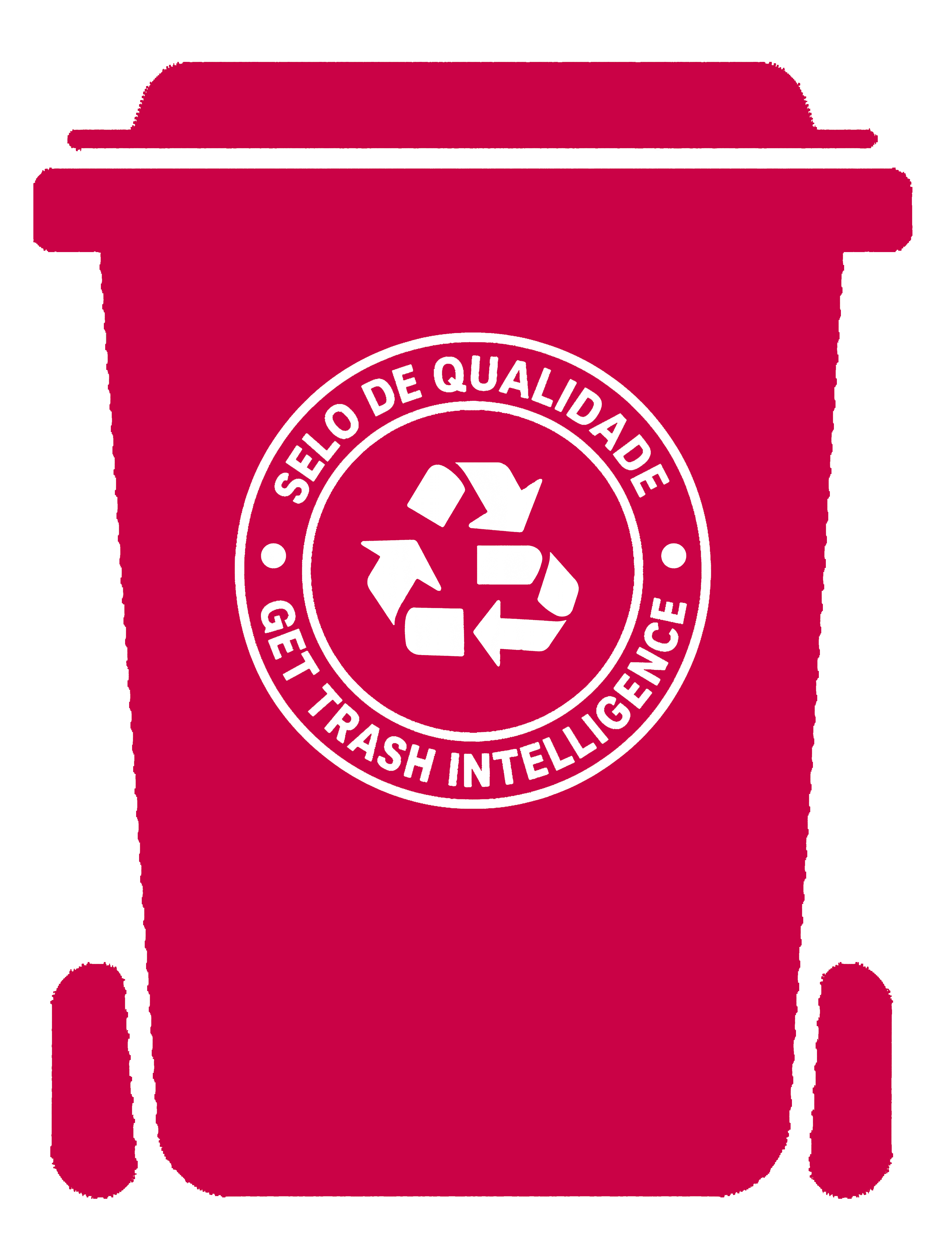 Caçamba para reciclagem de plástico